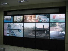 山西大同 三星46寸超窄边液晶拼接墙解决方案，以6.7mm极窄拼缝引领视觉革新