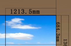 46寸与55寸液晶拼接屏的尺寸差异详解